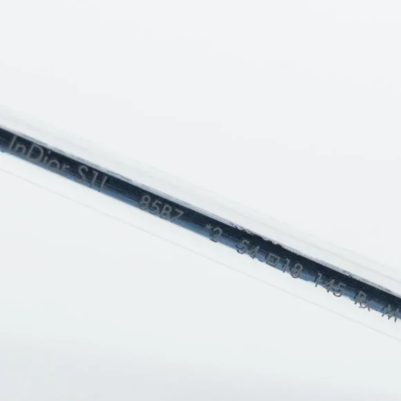 Dior INDIOR S1I 85B7 Sunglasses Transparent Square Frame, Blue Lenses - Picture 7 of 9